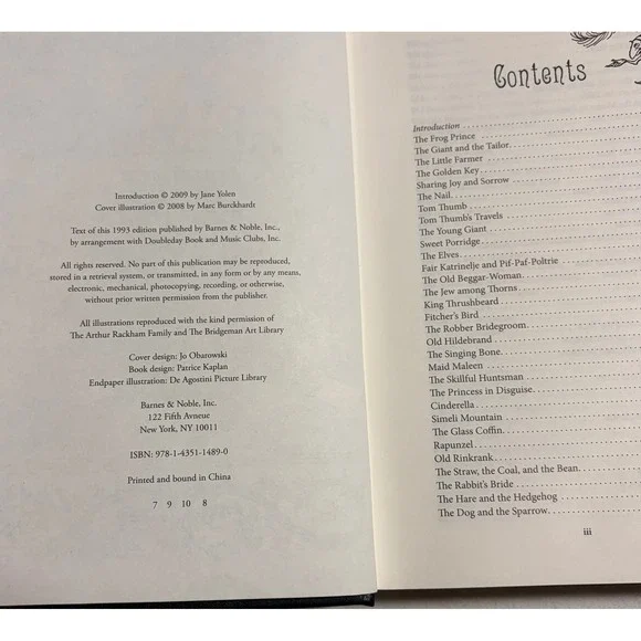 Grimms Complete Fairy Tales Barnes & Noble Leatherbound ArthurRackham 1435114890 - Picture 2 of 6